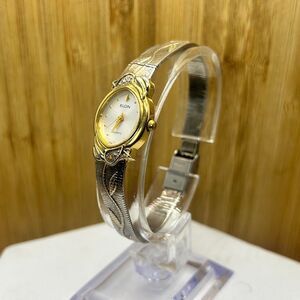 ELGIN EK909-007 Gold/Silver Tone Oval Dial Quartz Women's Watch